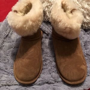 Bear paw ankle boots